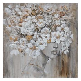 Картина Жена  и цветя