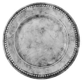 Плато антично сребро 33 см 